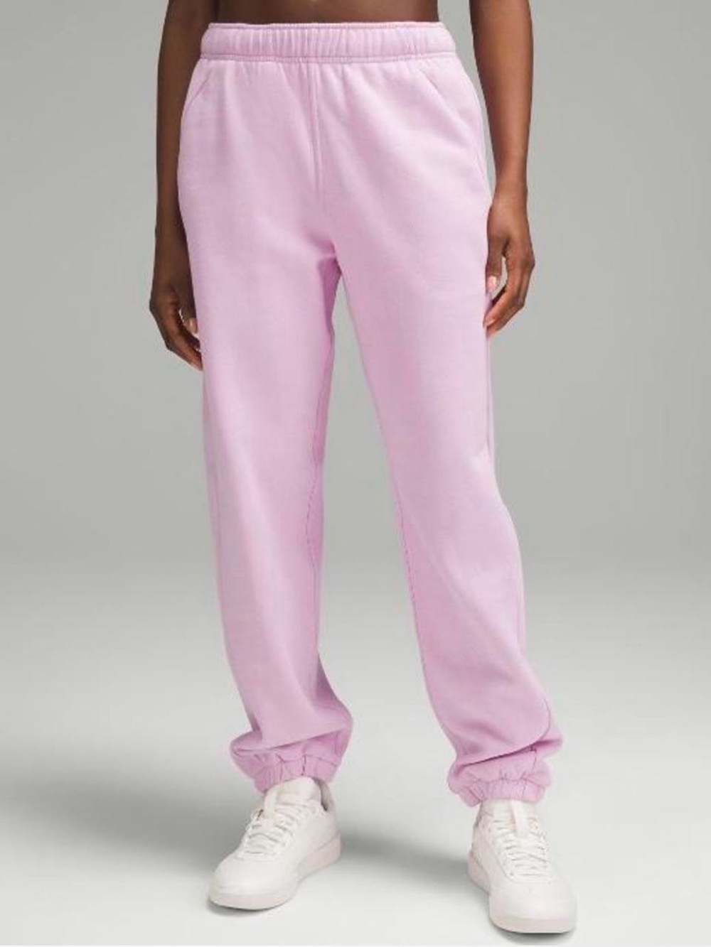 lululemon athletica Mid-Rise Vista Pink Relaxed Jogger Sweatpants Small Like New